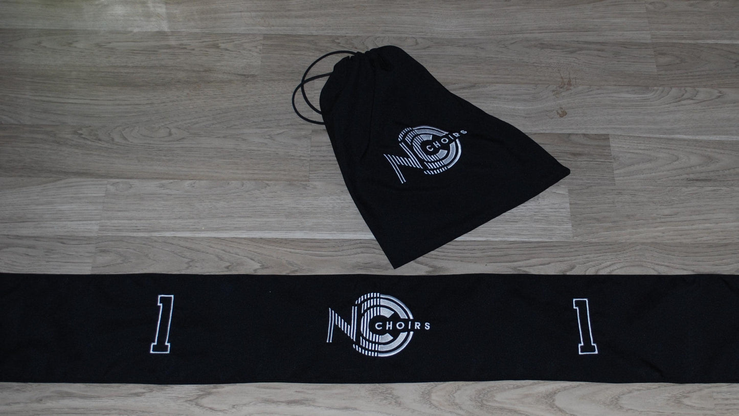 Custom Embroidered Stage Number Line Runner