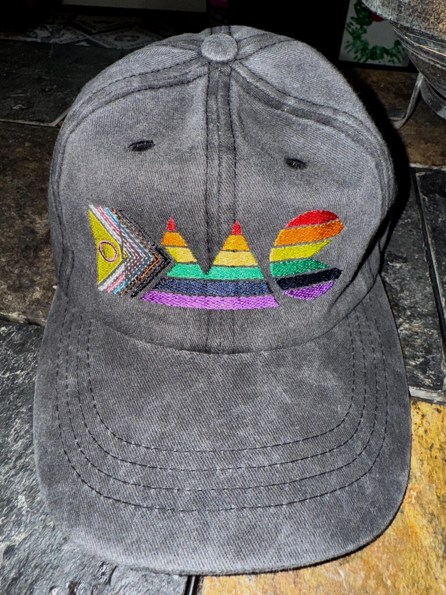 Indianapolis Men’s Chorus Vintage Cap – Washed Cotton Hat with Embroidered IMC Logo