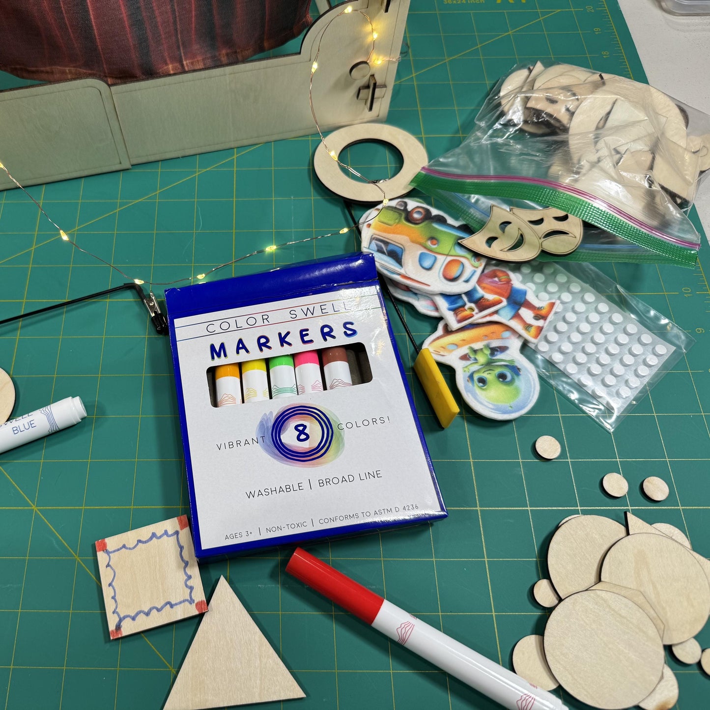 DIY Stick Puppet Theater Kit for Creative Kids & Families – Build, Decorate, and Perform!