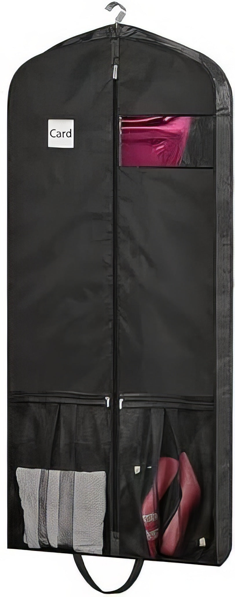 Custom Embroidered Garment Bag (Black) — 43/54/65 in — Name or Logo + Name