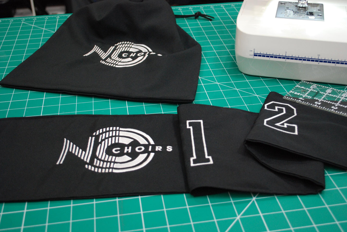 Custom Embroidered Stage Number Line Runner