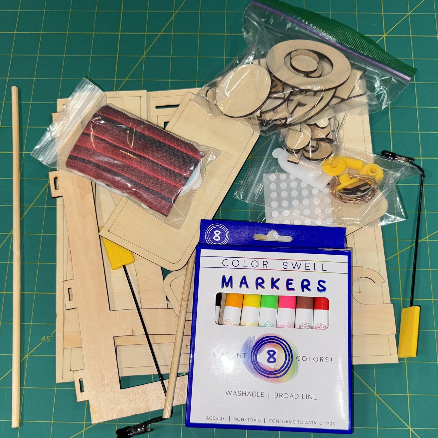 DIY Stick Puppet Theater Kit for Creative Kids & Families – Build, Decorate, and Perform!