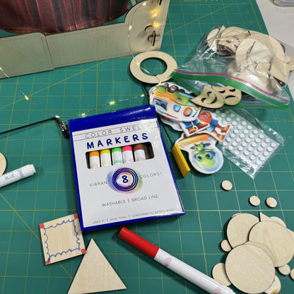 DIY Stick Puppet Theater Kit for Creative Kids & Families – Build, Decorate, and Perform!