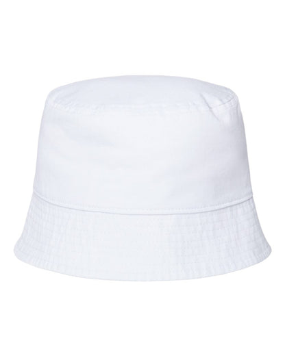 Sustainable recycled bucket hat in White