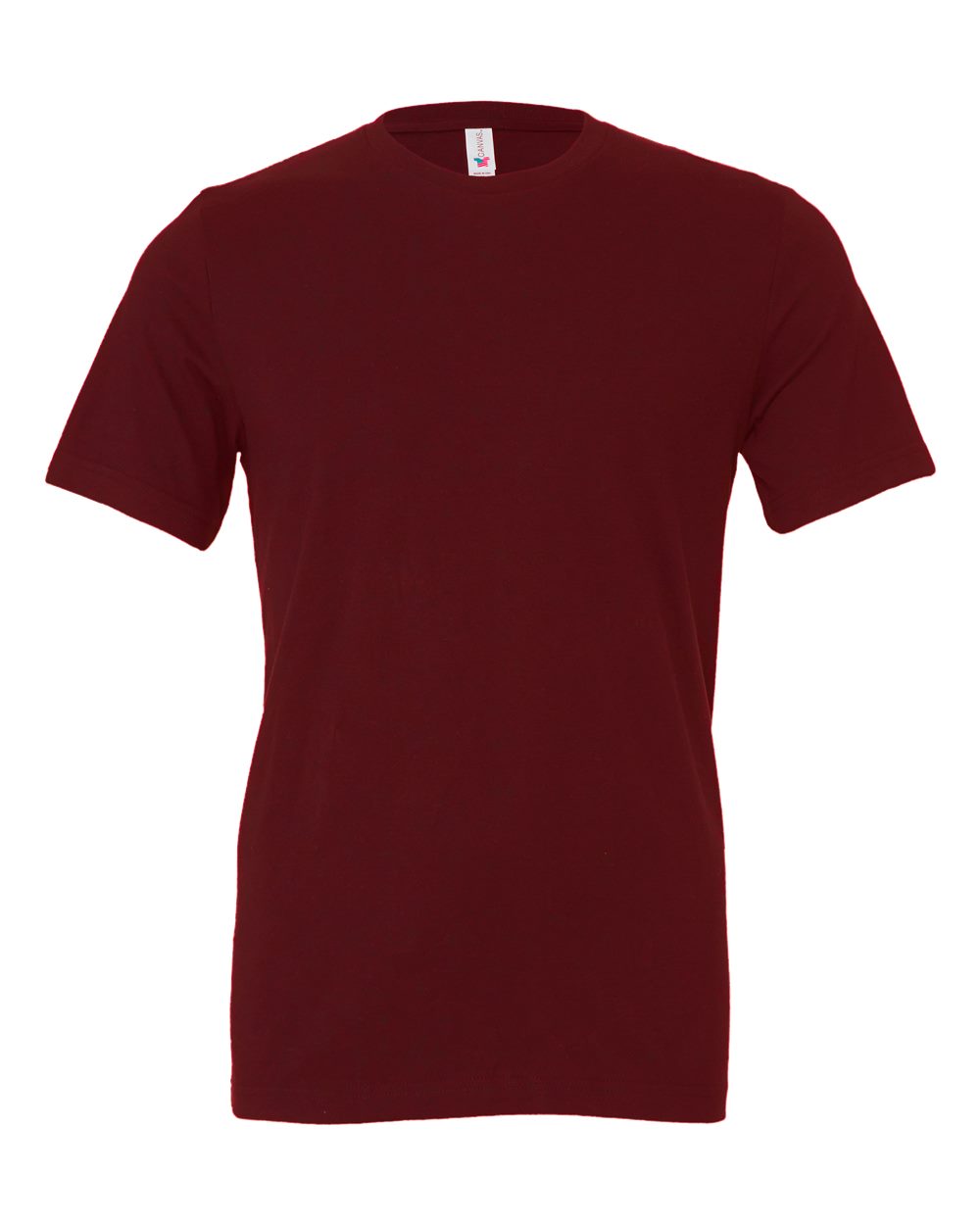 Bella+Canvas 3001 T-shirt in Maroon