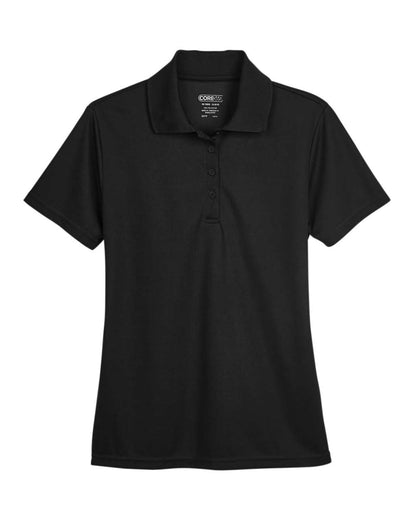 Core 365 78181 Women's Performance Polo in Black