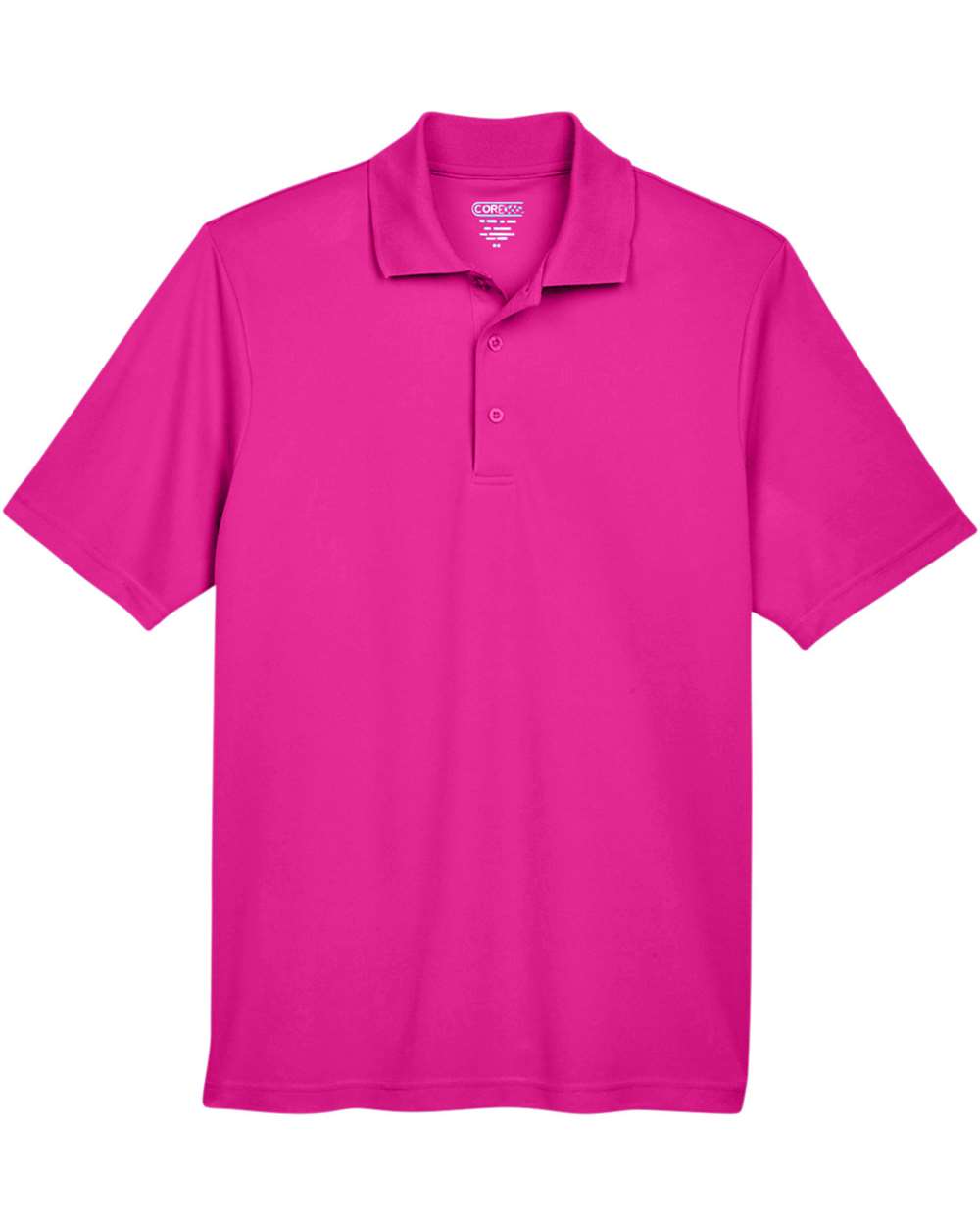 Core 365 88181 Men's Performance Polo in Bright Magenta