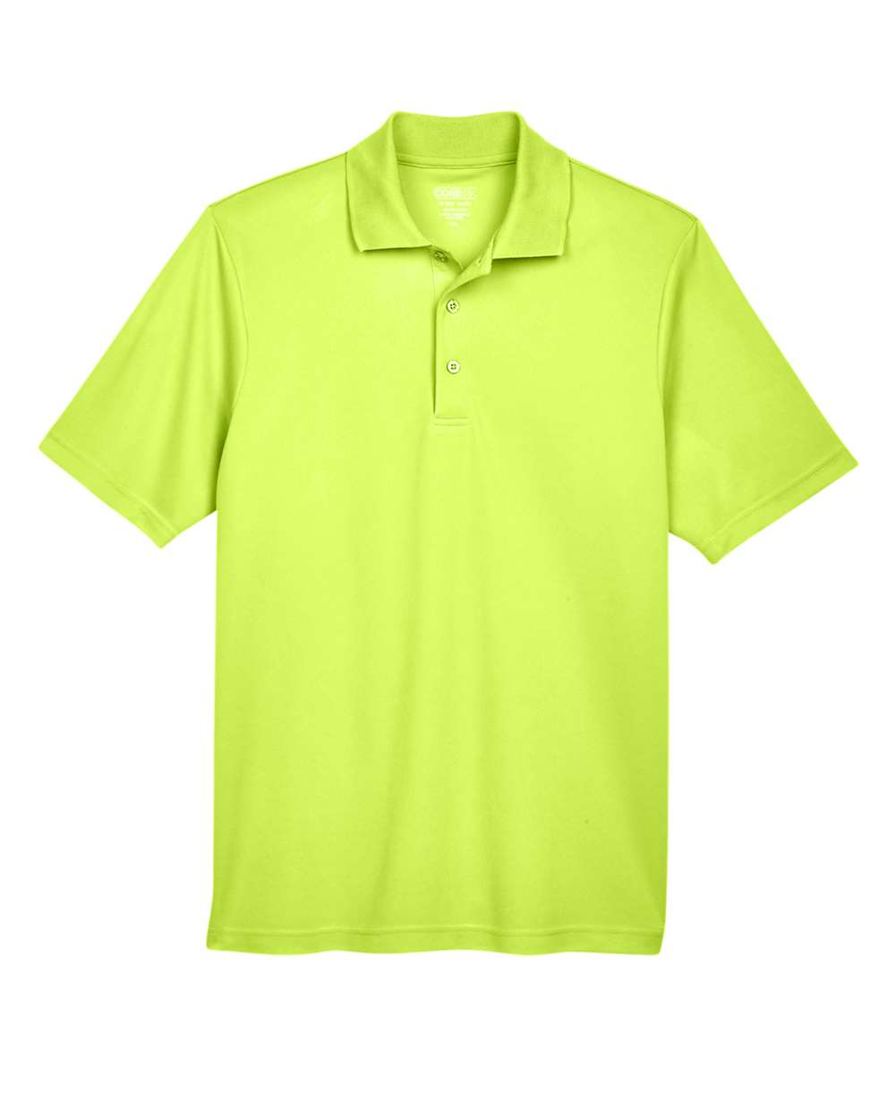 Core 365 88181 Men's Performance Polo in Safety Yellow