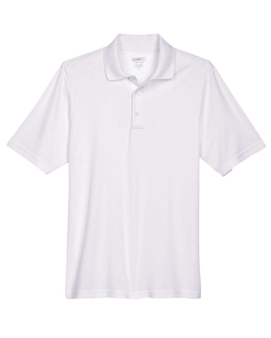 Core 365 88181 Men's Performance Polo in White