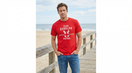 Team Rudolph Christmas Patrol T-Shirt – Holiday Reindeer Rescue Tee