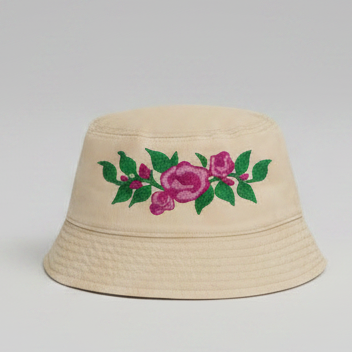 Choose-Your-Design Embroidered Bucket Hat — Recycled Cotton | Pick from Our Catalog