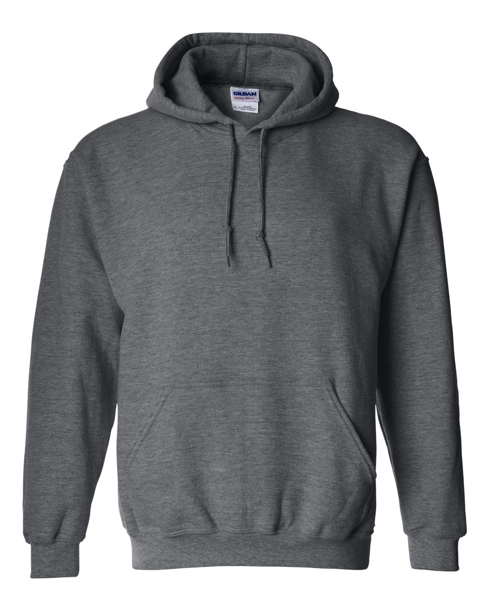 Gildan 18500 cotton blend hoodie in Dark Heather