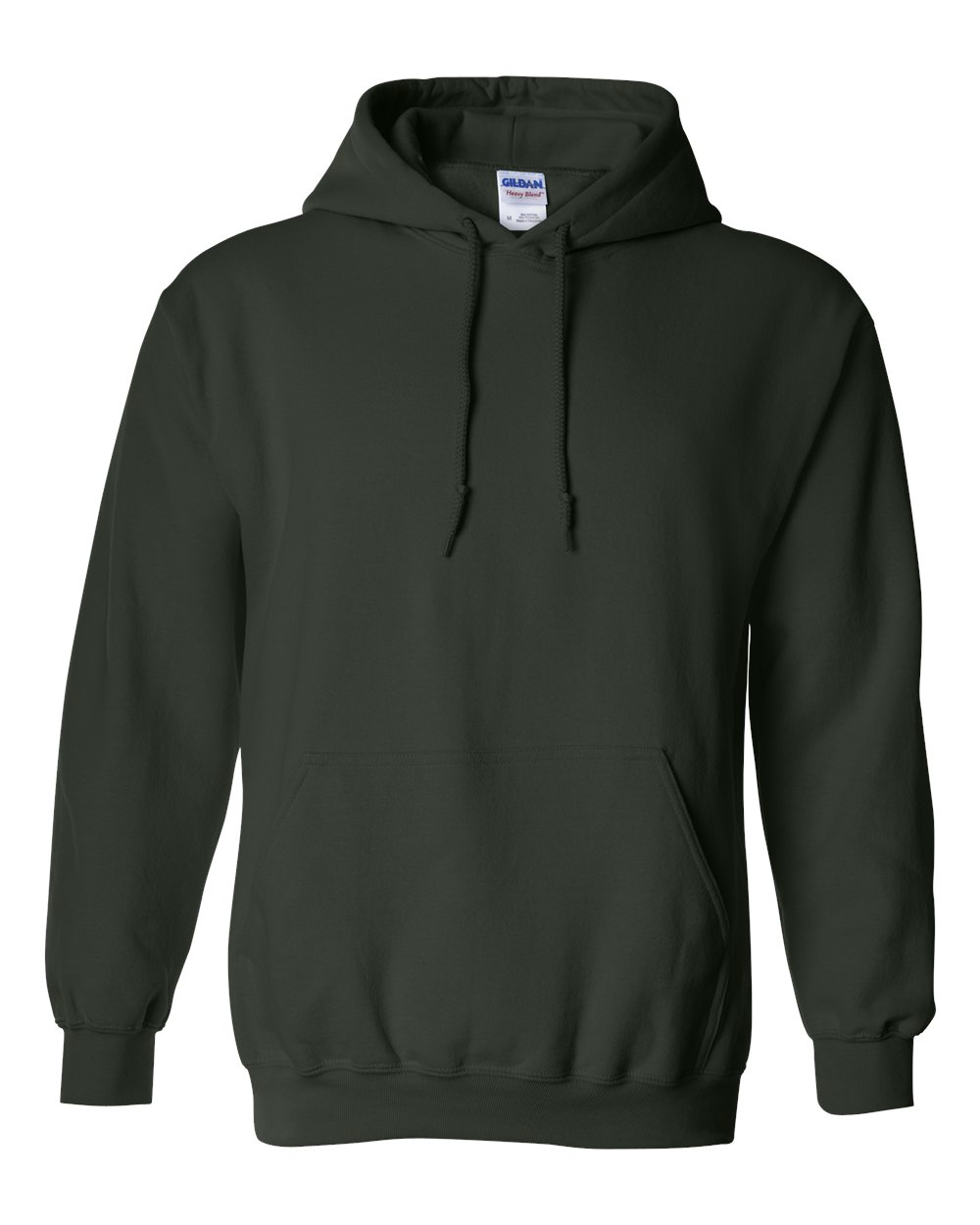 Gildan 18500 cotton blend hoodie in Forest