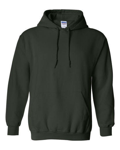 Gildan 18500 cotton blend hoodie in Forest