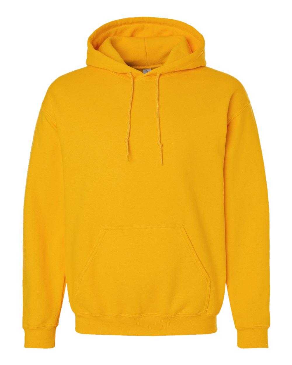 Gildan 18500 cotton blend hoodie in Gold