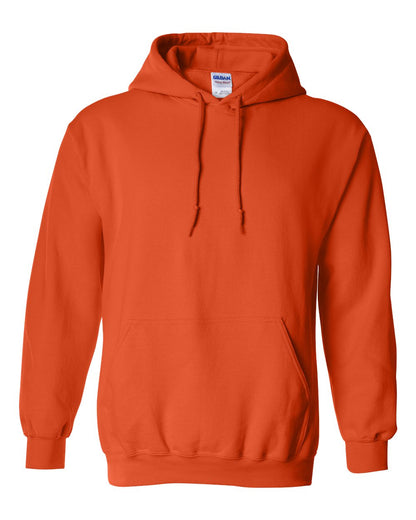 Gildan 18500 cotton blend hoodie in Orange
