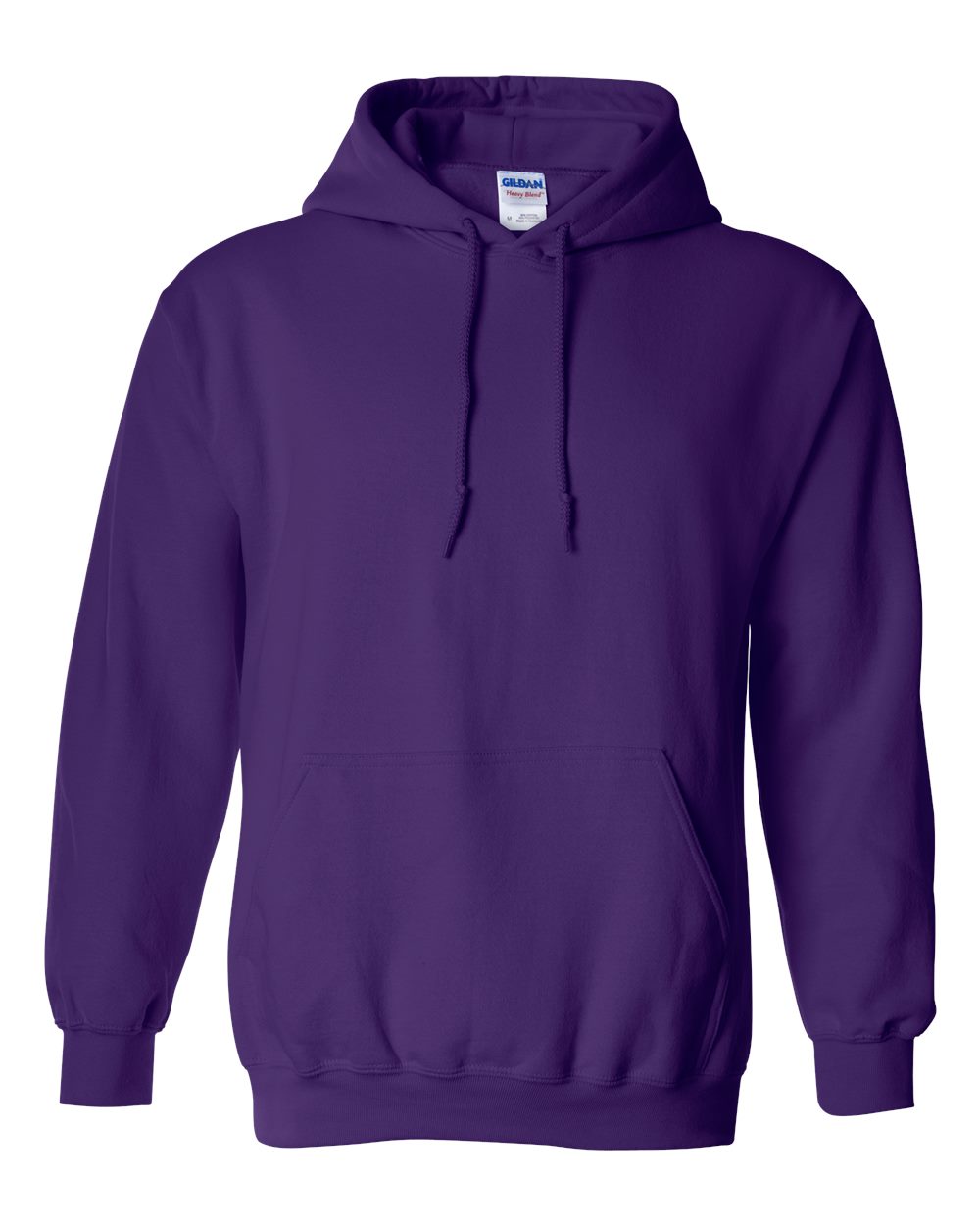 Gildan 18500 cotton blend hoodie in Purple