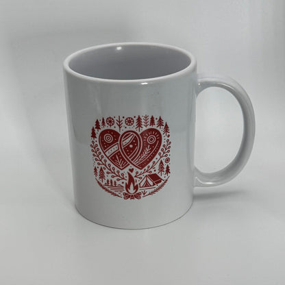 Love is Staying Together Mug – Ceramic or Enamel Camp Cup (11 oz)