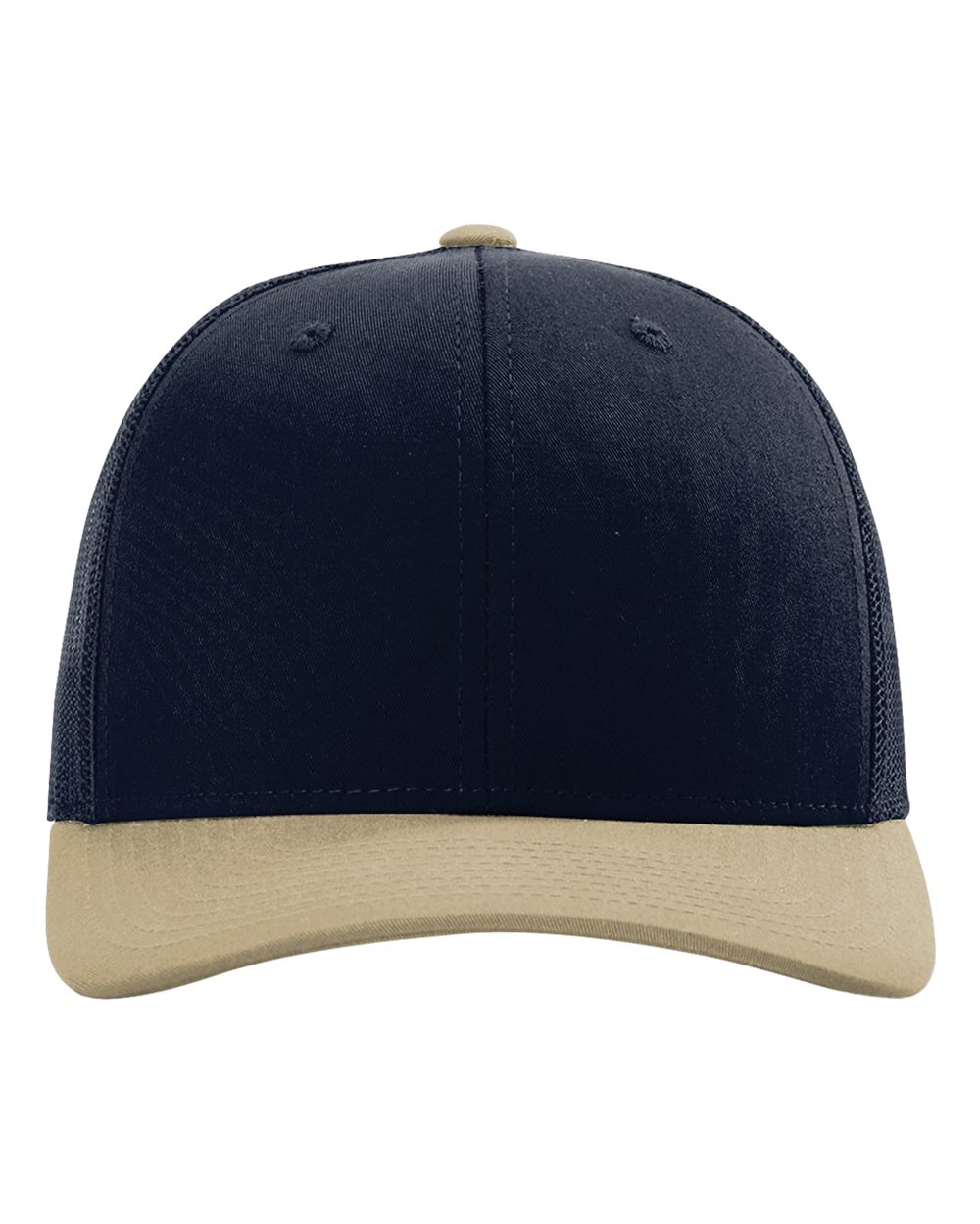 Richardson 112 trucker cap in Navy/ Khaki CMB