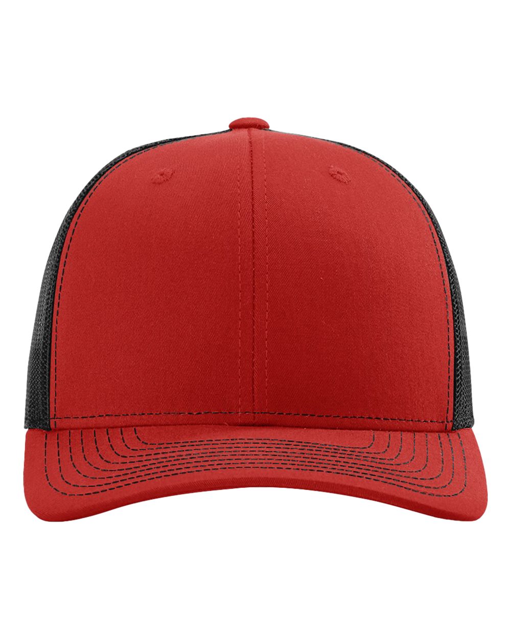 Richardson 112 trucker cap in Red/ Black