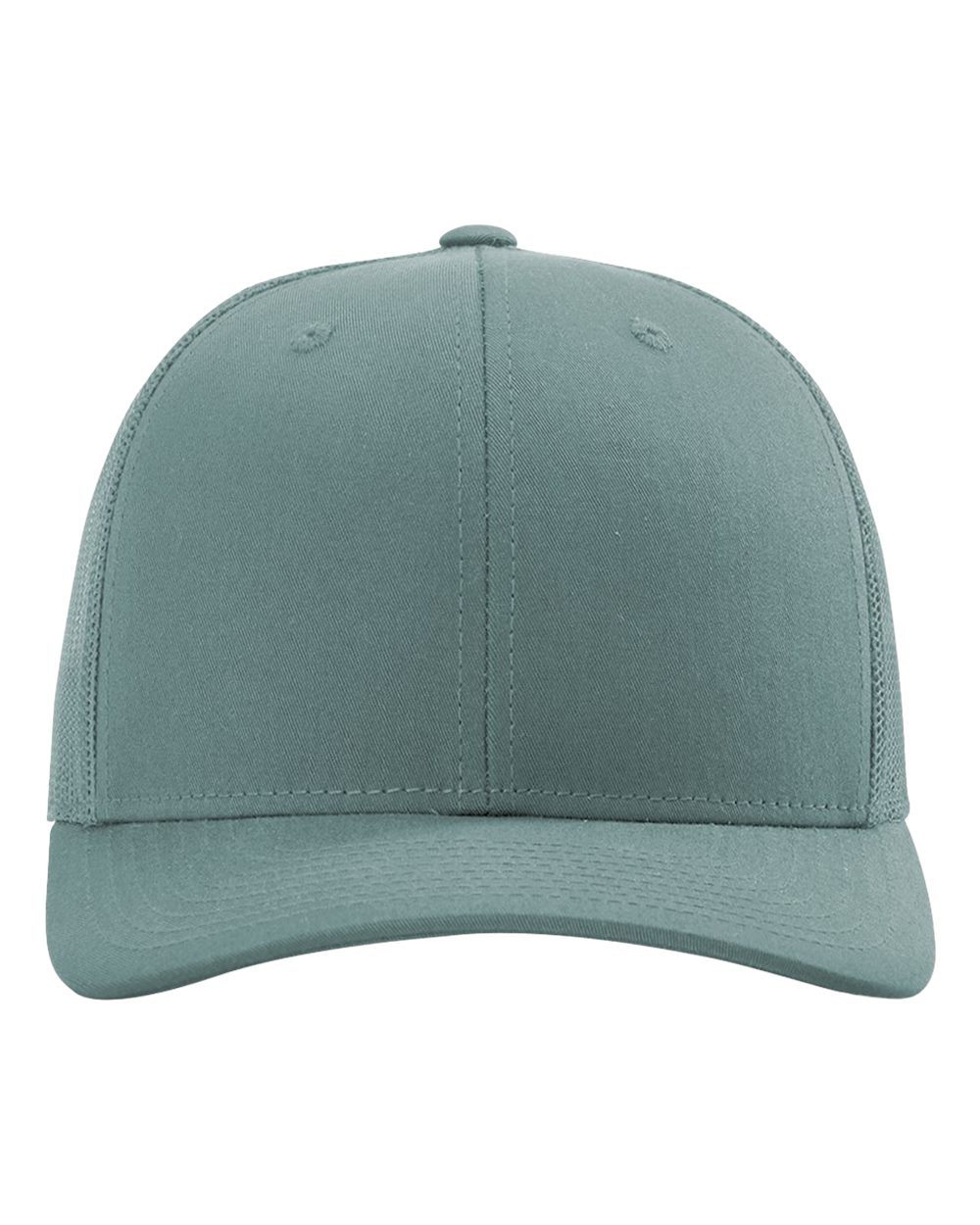 Richardson 112 trucker cap in Smoke Blue with embroidered IMC logo