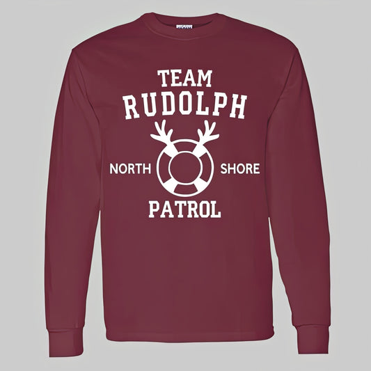 Team Rudolph Christmas Patrol T-Shirt – Holiday Reindeer Rescue Tee