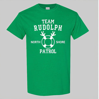 Team Rudolph Christmas Patrol T-Shirt – Holiday Reindeer Rescue Tee