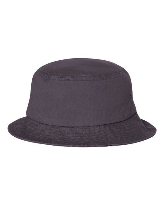 Valucap 2050 cotton bucket hat in Charcoal