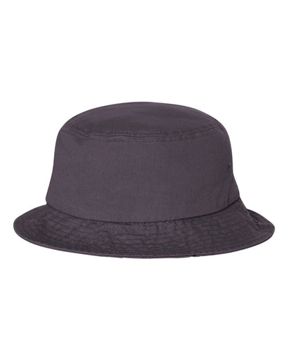 Cotton bucket hat in Charcoal