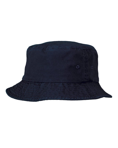 Cotton bucket hat in Navy