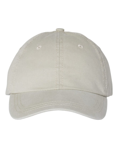 Unstructured cotton cap in Stone