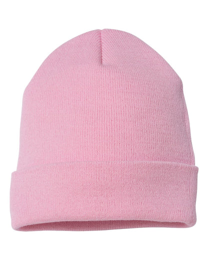 YP Classics 1501KC cuffed beanie in Baby Pink
