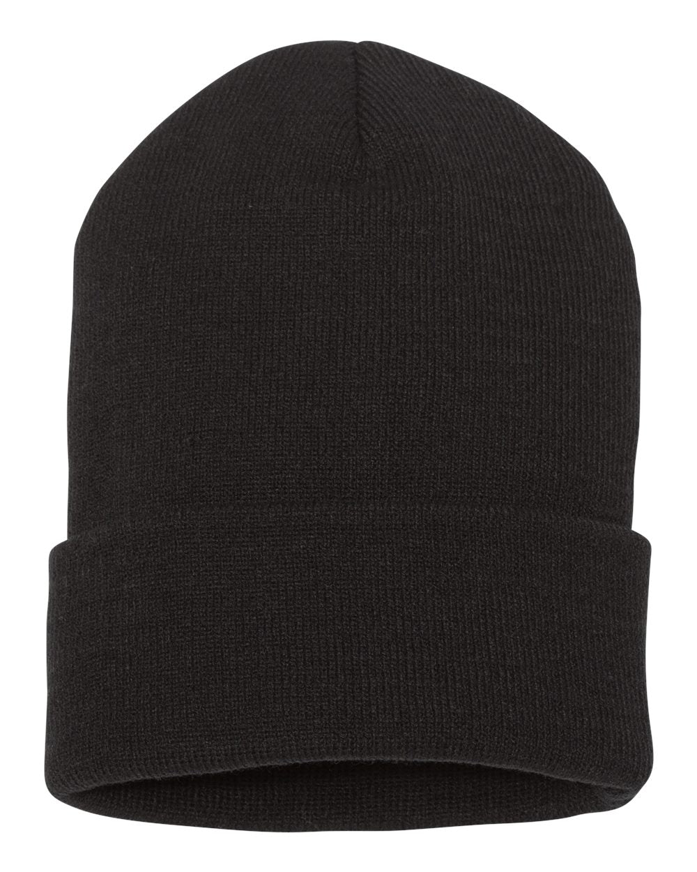 YP Classics 1501KC cuffed beanie in Black