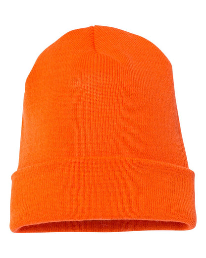 YP Classics 1501KC cuffed beanie in Blaze Orange