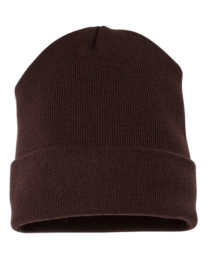 YP Classics 1501KC cuffed beanie in Brown