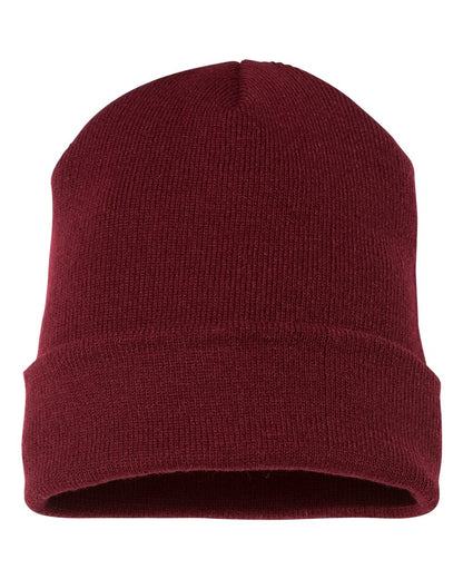 YP Classics 1501KC cuffed beanie in Maroon