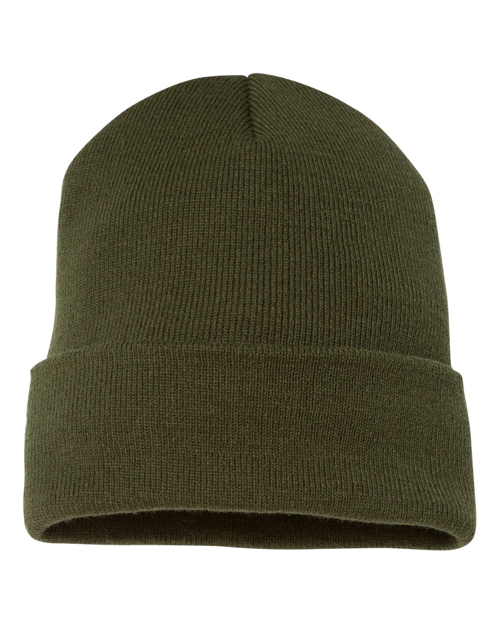YP Classics 1501KC cuffed beanie in Olive
