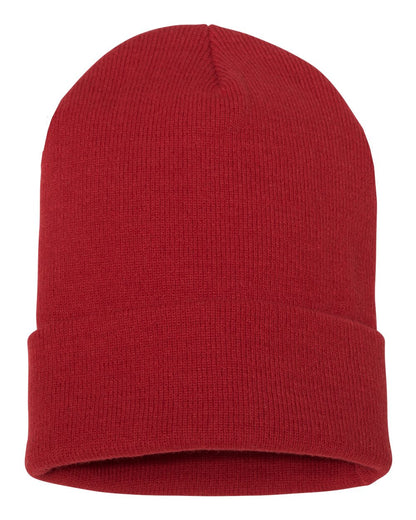 YP Classics 1501KC cuffed beanie in Red