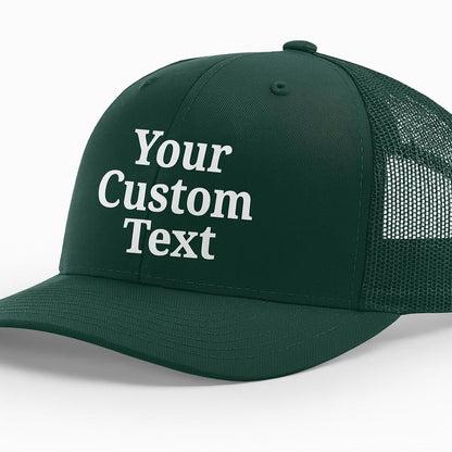 Custom Text Richardson 112 Trucker Hat – Personalized Embroidered Cap