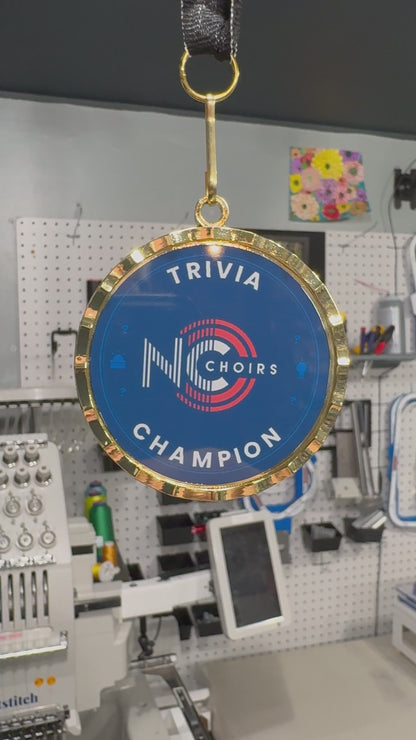 Custom Fun Medals with Your Logo: Trivia Nights, Fundraisers & Banquets