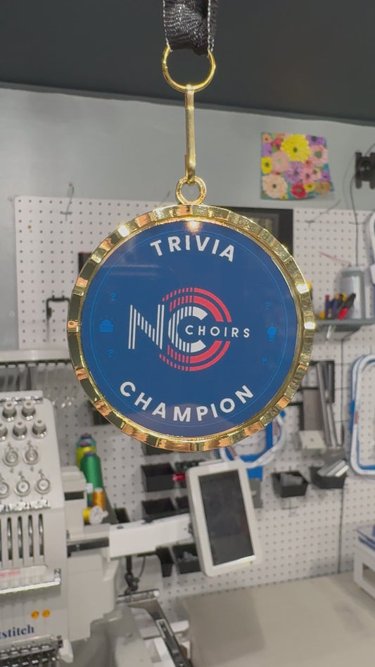 Custom Fun Medals with Your Logo: Trivia Nights, Fundraisers & Banquets